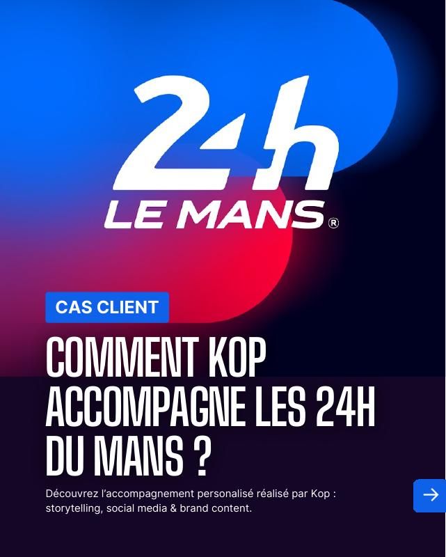 Comment Kop accompagne les 24H du Mans ?